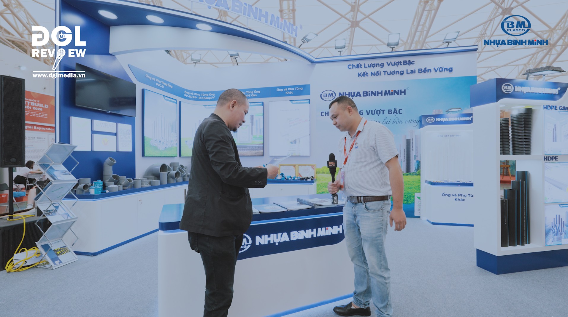 Review gian hàng Công ty Nhựa Bình Minh tại triển lãm Vietbuild 2026